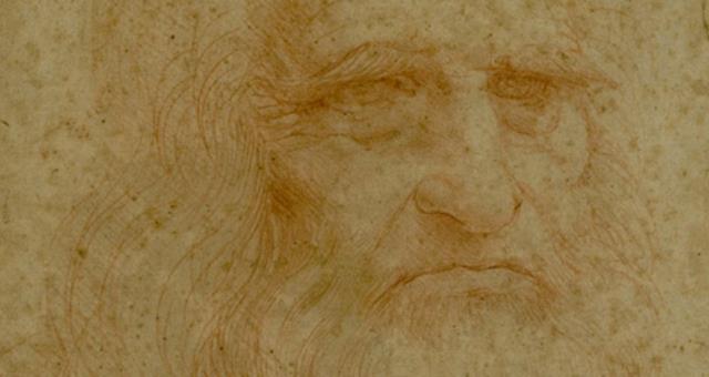 Autoritratto del genio italiano Leonardo da Vinci